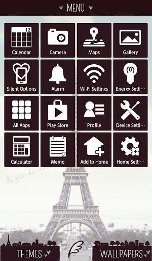 Play APK Wallpaper Rainbow Eiffel Theme  and enjoy Wallpaper Rainbow Eiffel Theme with UptoPlay jp.co.a_tm.android.plus_rainbow_eiffel
