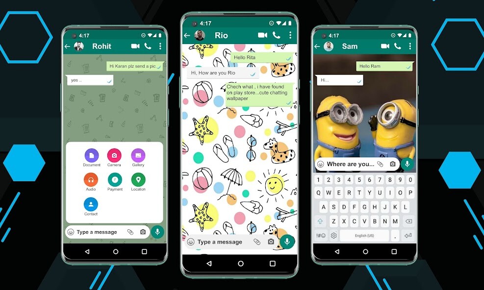 Play Wallpapers for Chat 