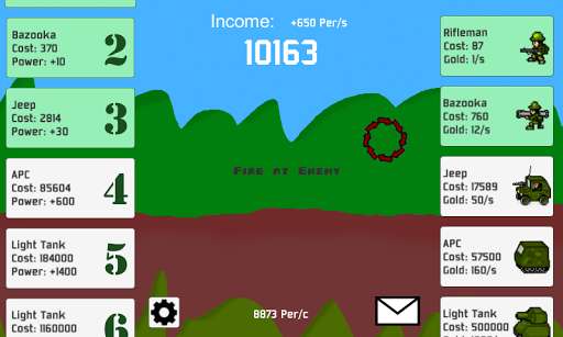 Play APK Warfare Clicker  and enjoy Warfare Clicker with UptoPlay com.OutGG.WarfareClicker