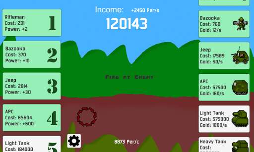 Play APK Warfare Clicker  and enjoy Warfare Clicker with UptoPlay com.OutGG.WarfareClicker