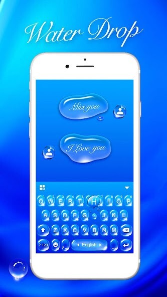 Play APK Water Drop Keyboard Theme  and enjoy Water Drop Keyboard Theme with UptoPlay keyboard.theme.k820000821