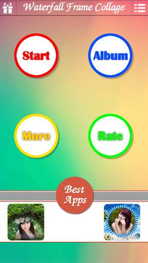 Play APK Waterfall Frame Collage  and enjoy Waterfall Frame Collage with UptoPlay com.CheerUp.waterfallframe.waterfallcollage.photoframe