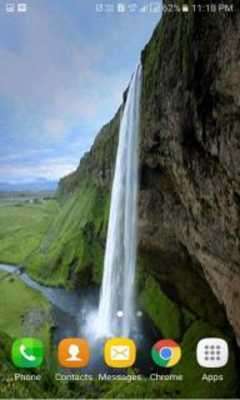 Play Waterfall Pond Live Wallpaper 