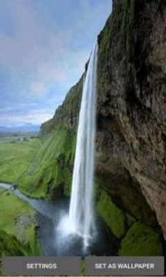 Play Waterfall Pond Live Wallpaper 