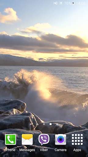 Play APK Waves on Rocks Video Wallpaper  and enjoy Waves on Rocks Video Wallpaper with UptoPlay com.jacal.video.wavesonrocks