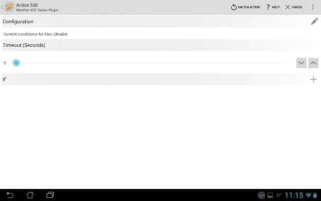 Play Weather ACE Tasker plugin 