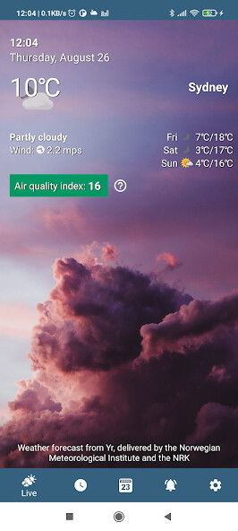 Play Weather alerts 