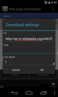 Play Web page downloader 