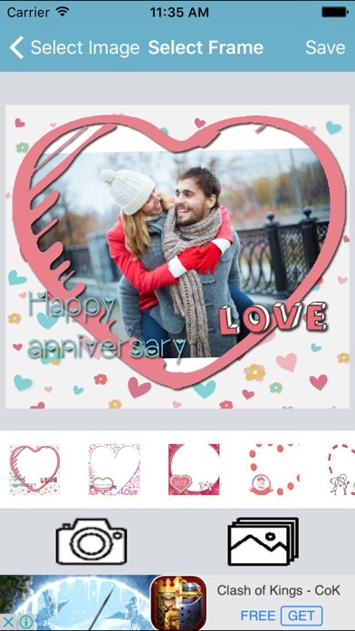 Play APK Wedding Anniversary Photo Frame  and enjoy Wedding Anniversary Photo Frame with UptoPlay com.digitalphotoappzone.weddinganniversary