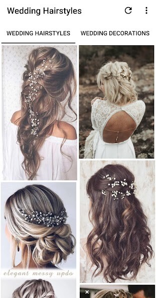 Play APK Wedding Hairstyles  and enjoy Wedding Hairstyles with UptoPlay com.weddinghairstyles.devoscar.app
