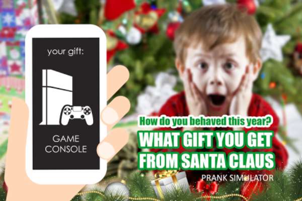 Play What gift Santa will give joke 