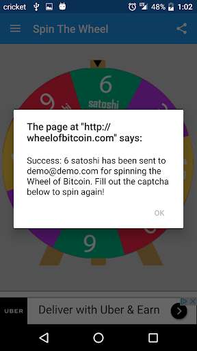 Play APK Wheel of Bitcoin  and enjoy Wheel of Bitcoin with UptoPlay com.wheel_of_bitcoin.android