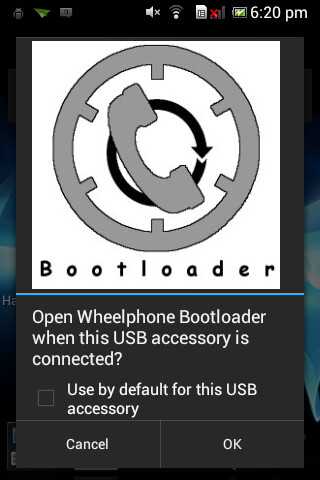 Play Wheelphone bootloader 