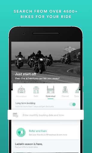Play APK Wheelstreet - Bike Rentals  and enjoy Wheelstreet - Bike Rentals with UptoPlay in.wheelstreet