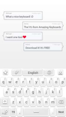 Play White GO Keyboard 