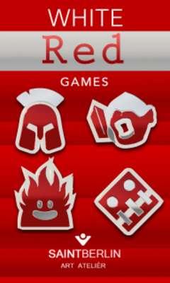 Play White Red Icon Pack 