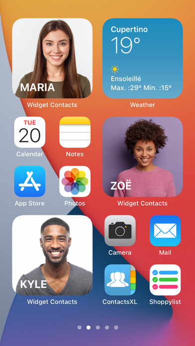 Play Widget Contacts 