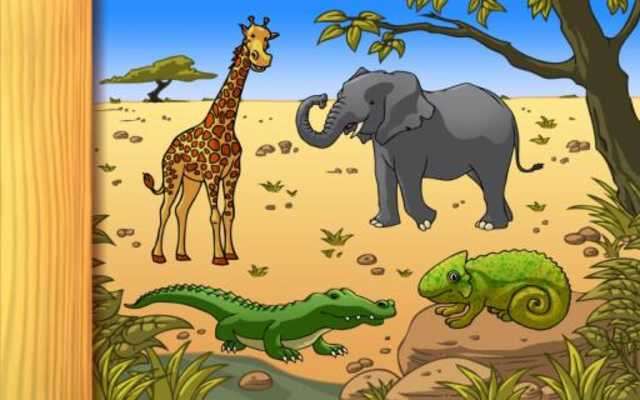 Play Wild Animals Puzzle LITE 