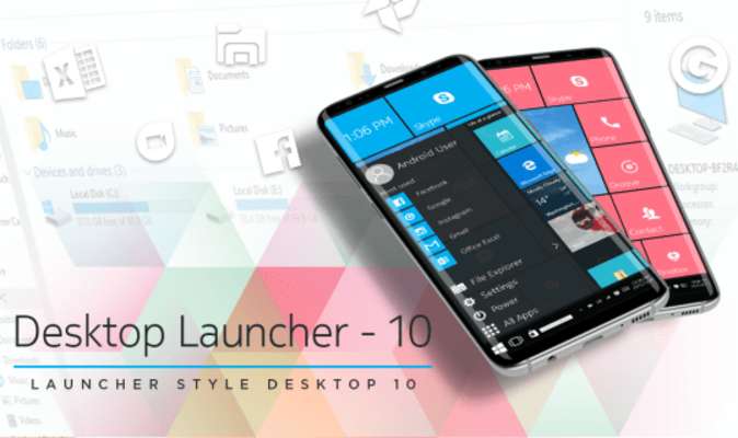 Play Win 10 Theme for Computer launcher 