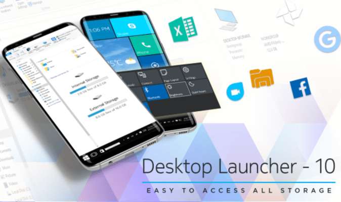 Play Win 10 Theme for Computer launcher 