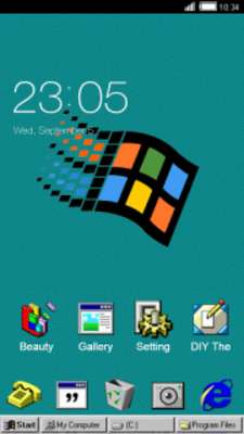 Play Windows 95. С Launcher Theme 