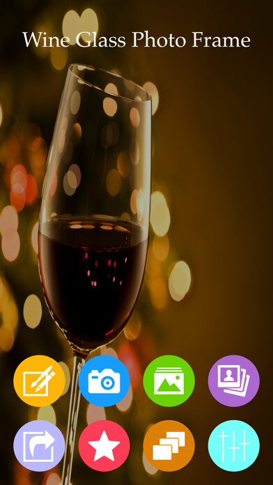 Play Wine Glass Photo Frame 