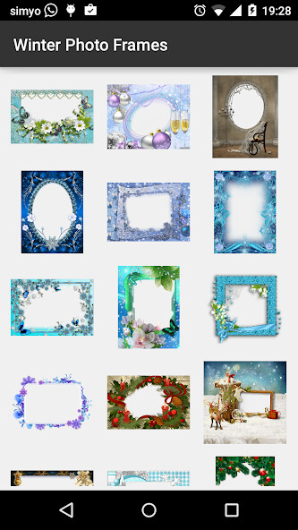 Play Winter Photo Frames 