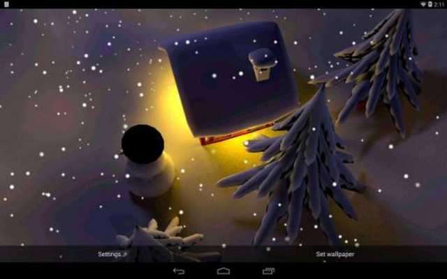 Play Winter Snow in Gyro 3D Pro 