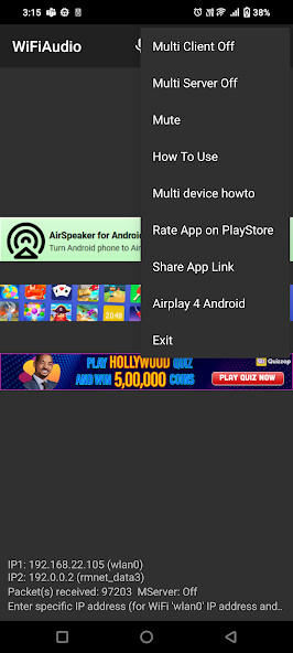 Play APK wireless speaker for android  and enjoy wireless speaker for android with UptoPlay com.vnd.wifi_audio