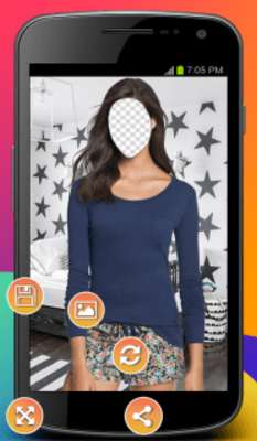 Play Woman Pajamas Photo Montage 