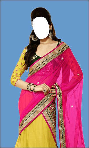 Play APK Women Half Saree Suit New  and enjoy Women Half Saree Suit New with UptoPlay com.atmapps.halfsareesuitwomennew