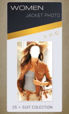 Play Women Jacket Photo Montage 