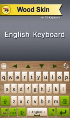 Play Wood Skin for TS Keyboard Play Wood Skin for TS Keyboard