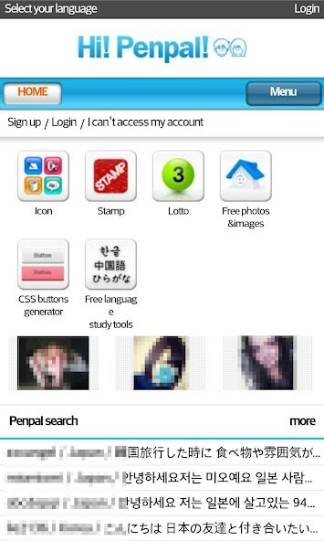 Play APK World friends Hi! Penpal!  and enjoy World friends Hi! Penpal! with UptoPlay my.com.hipenpal_eng