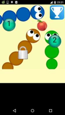 Play worm crawling game 