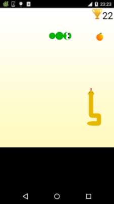 Play worm crawling game 