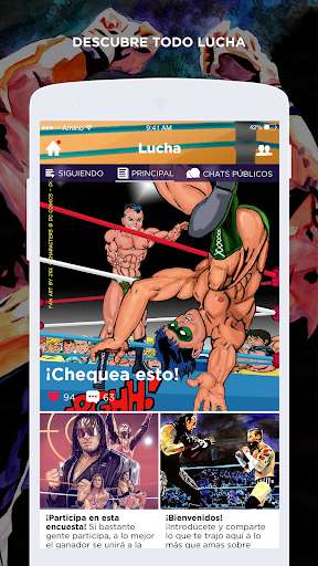 Play APK Wrestling Amino para La Lucha  and enjoy Wrestling Amino para La Lucha with UptoPlay com.narvii.amino.x86492223