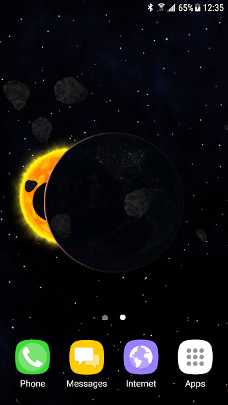 Play 3D Earth live wallpaper 