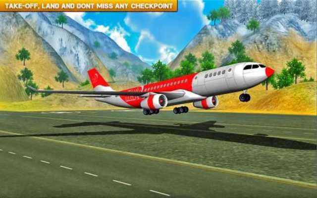 Play 3d flying simulator air plane games 
