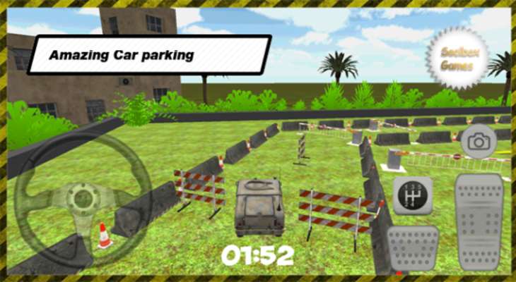 Play 3D Military Car Parking 