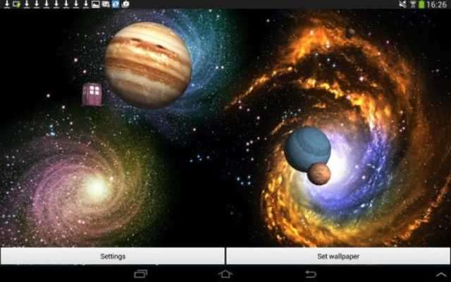 Play 3D Space Live Wallpaper Full 