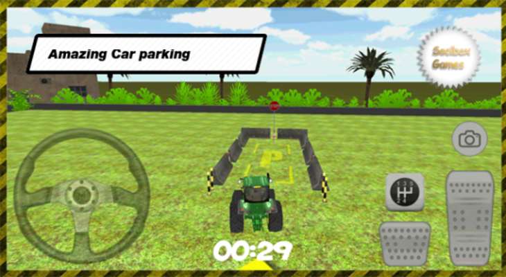 Play 3D Tractor Car Parking 