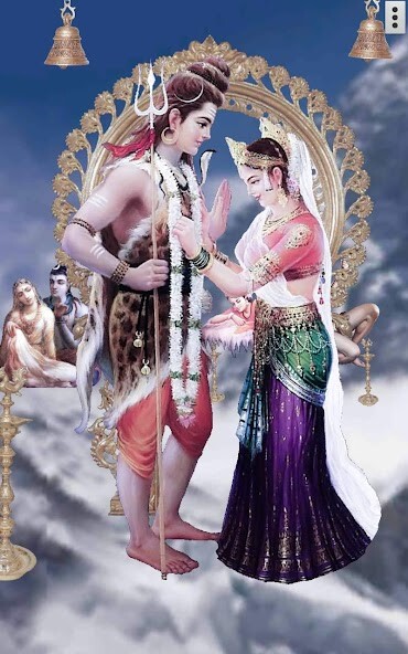 Play 4D Shiv Parvati Live Wallpaper 