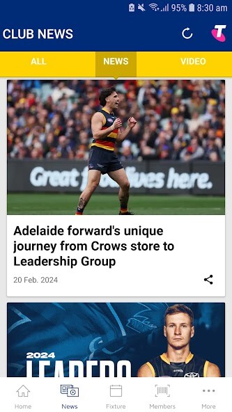 Play APK Adelaide Crows Official App  and enjoy Adelaide Crows Official App with UptoPlay com.afl.afl_adel.android