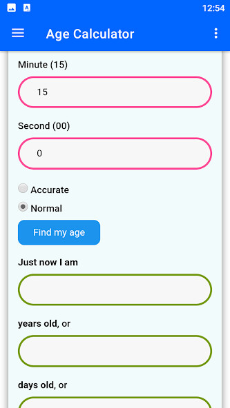 Play APK Age Calculator  and enjoy Age Calculator with UptoPlay com.hiox.agecalculator