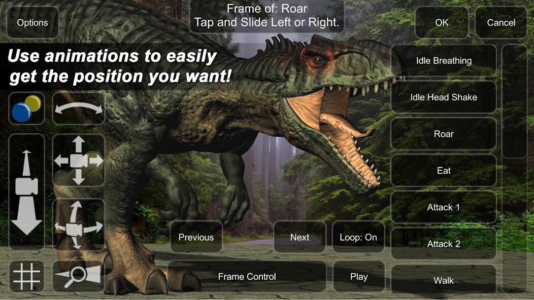 Play APK Allosaurus Mannequin  and enjoy Allosaurus Mannequin with UptoPlay com.apps3DMannequins.AllosaurusMannequin