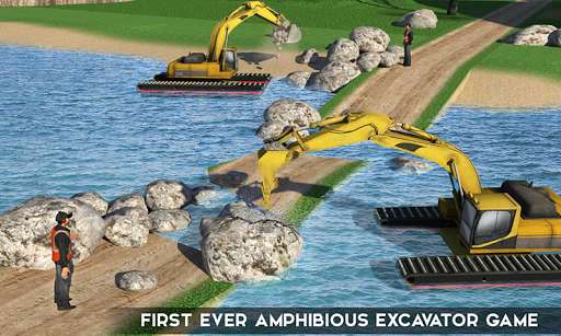 Play APK Amphibious Excavator Construction Crane Simulator  and enjoy Amphibious Excavator Construction Crane Simulator using Ap