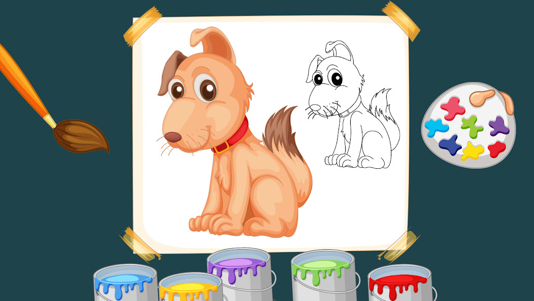Play APK Animals coloring book  and enjoy Animals coloring book with UptoPlay com.jdpapps.paintanimals