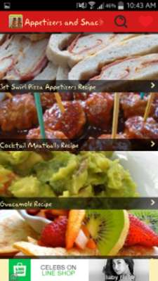 Play Appetizers and Snacks Recipes 