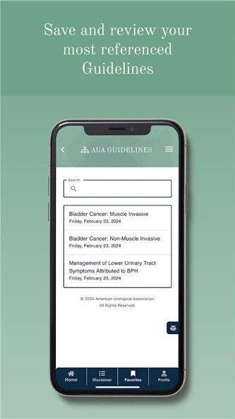 Play APK AUA Guidelines at a Glance  and enjoy AUA Guidelines at a Glance with UptoPlay org.auanet.Guidelines